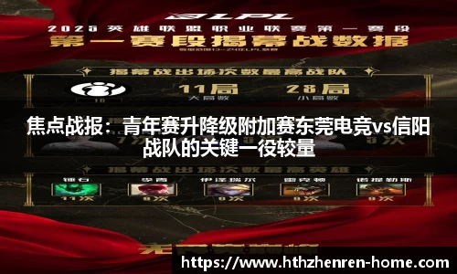 焦点战报：青年赛升降级附加赛东莞电竞vs信阳战队的关键一役较量